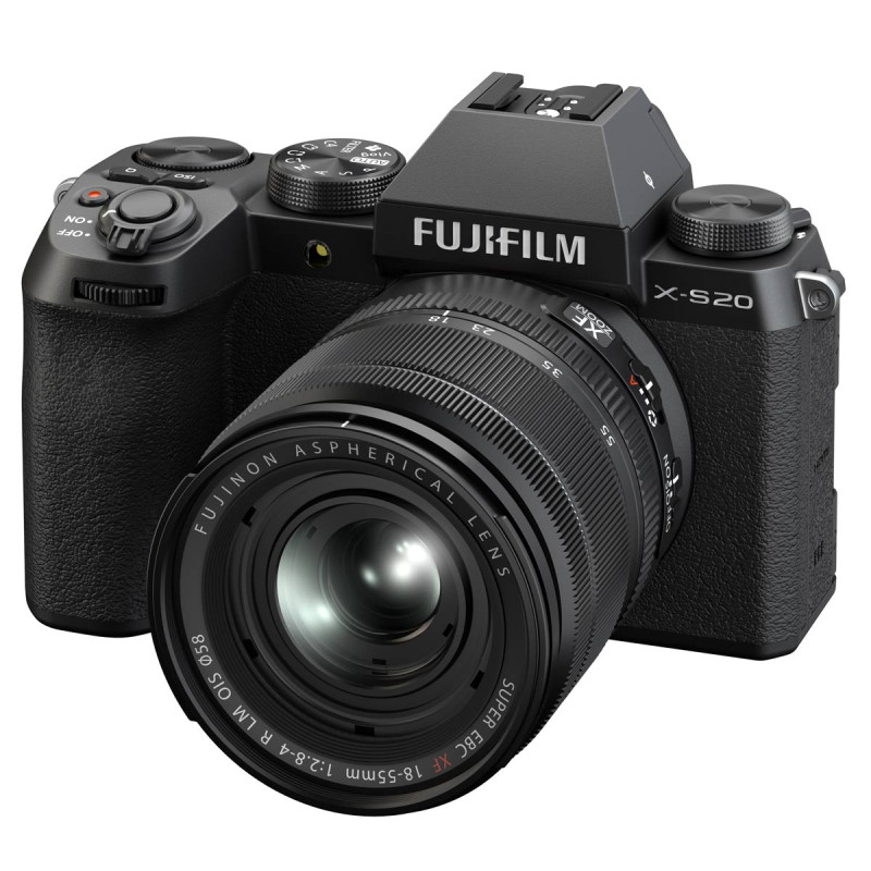 Fujifilm Appareil hybride Fuji X-S20 + Objectif 18-55mm f/2.8-4