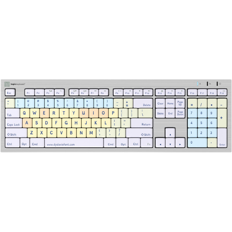 Logickeyboard Clavier Dyslexie - ALBA MAC / FR