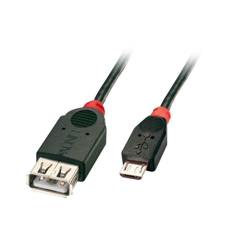 Lindy Rallonge USB 2.0 micro-B / A OTG, 0.5m