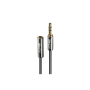 Lindy Rallonge Audio Jack 3.5mm, Cromo Line, 1m