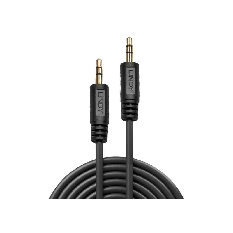 Lindy Câble audio Premium 2 x jack mâle 3,5mm, 1m