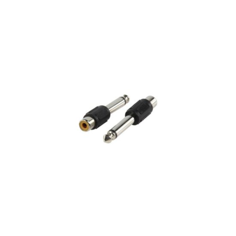 Tesca Adaptateur Jack 6,35 Mono Male/ RCA Femelle