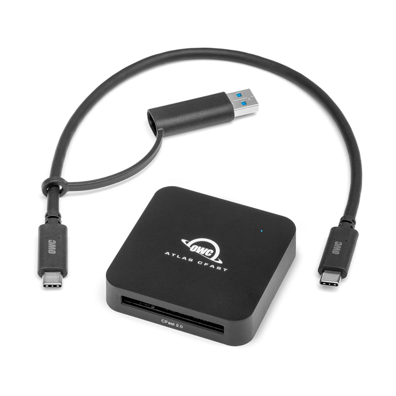 OWC Atlas CFast Reader with USB-C & USB-A connectivity