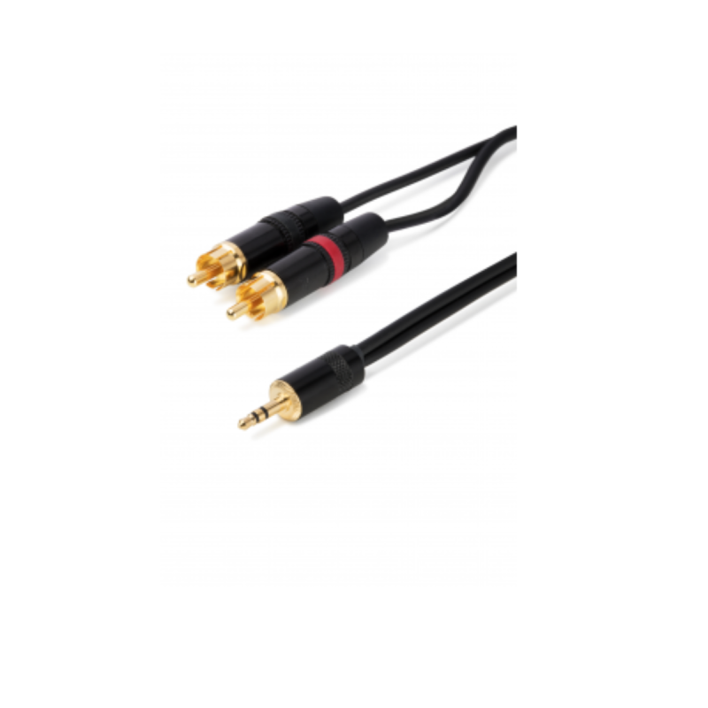 Tesca Cordon Amazone Jack 3,5 St M / 2 RCA M 5M