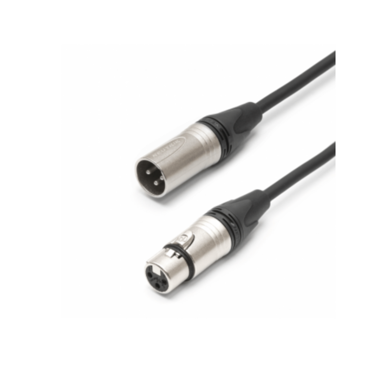 Tesca Cordon Altro 4034 Noir XLR Male/Femelle Neutrik 1 M