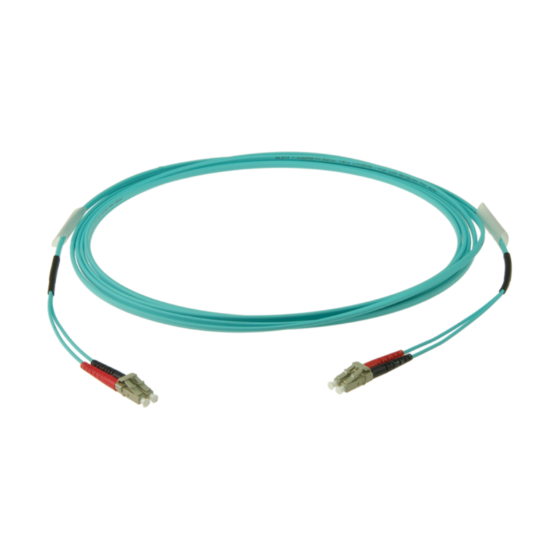 Tesca Cordon 4 Fo Optiflex OM3 Connecteurs LC/LC 100 M Sans Enrouleur