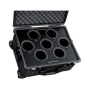 Jason Cases Valise pour Sigma Cine FF Prime 7-lens (BLACK overlay)