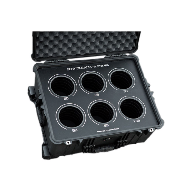 Jason Cases Valise pour Sony CineAlta 4K Primes 6-lens