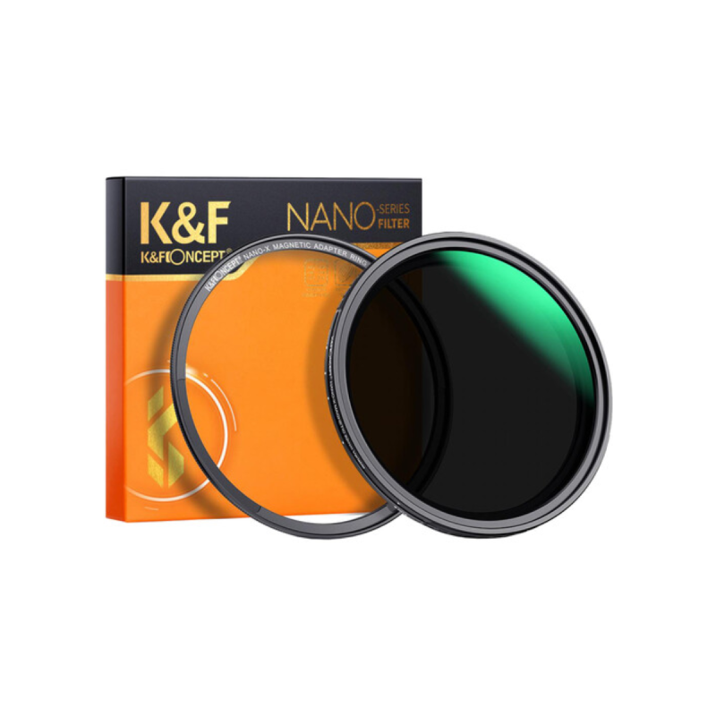 K&F 49mm, NANO-X-No Fork ND8-128 Magnetic Filter, HD, Waterproof