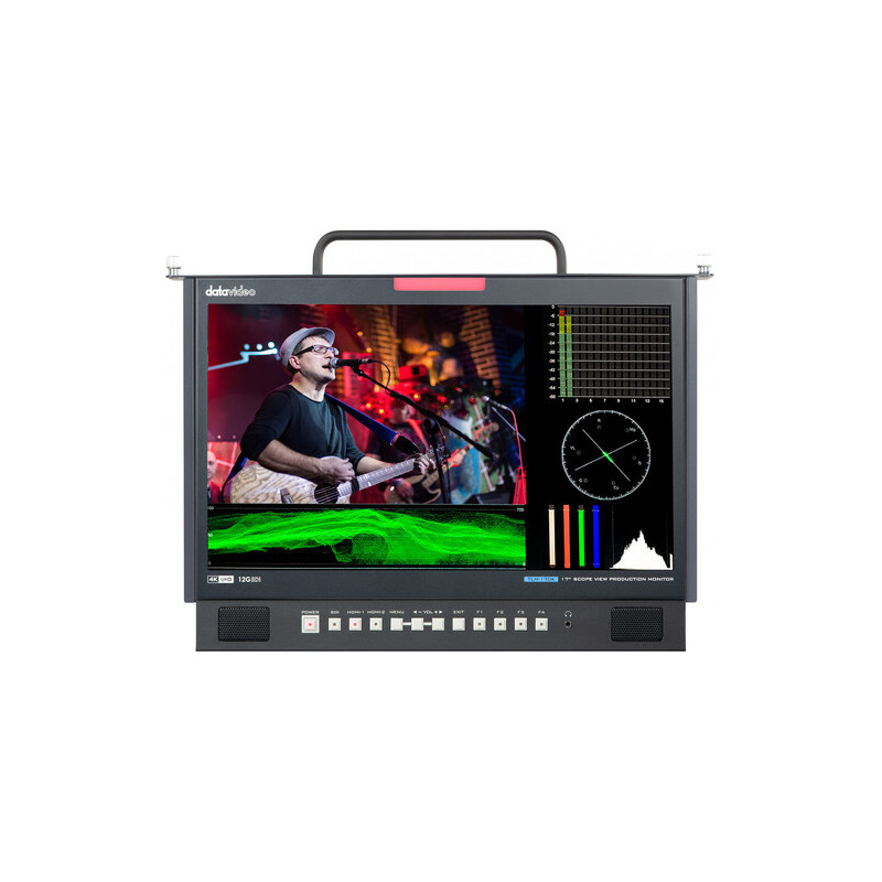 Datavideo TLM-170KM Moniteur de production 17,3" 4K (Rack 1RU)