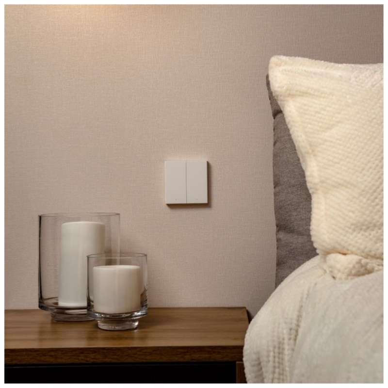 Aqara Smart Wall Switch H1 (With Neutral Double Rocker) (HomeKit)