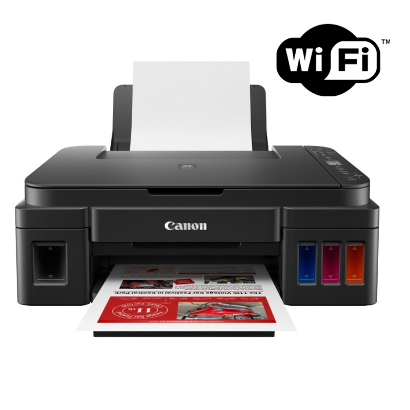 Canon Multifonction 3-en-1 Wi-Fi à réservoirs rechargeables