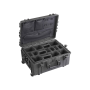 Panaro Valise MAX540H245STR mousses en cubes avec chariot noir