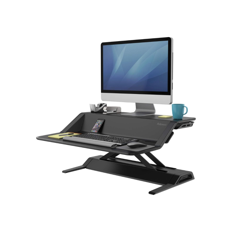 Fellowes plate-forme assis-debout lotus - noir