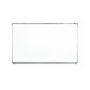 Ulmann Tableau scolaire simple encadrement Alu 120x400cm 2xBlanc