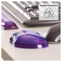 Fellowes repose-poignets gel crystal - lilas