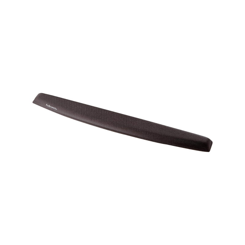 Fellowes memory foam wrist rest - black