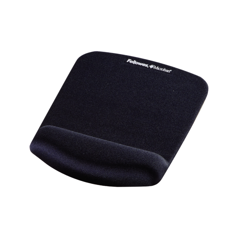 Fellowes tapis de souris repose-poignets plushtouch - noir