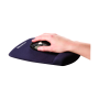 Fellowes tapis de souris repose-poignets plushtouch - noir