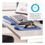 Fellowes repose-poignets pour clavier plushtouch - bleu