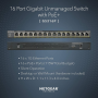 Netgear 16-PORT GE PoE+ UNMANAGED SWITCH W/FlexPoE (GS316P)