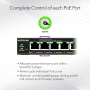 Netgear 5-PORT GE HIGH-POWER PoE+ SMART MANAGED PLUS SWITCH