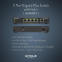 Netgear 5-PORT GE HIGH-POWER PoE+ SMART MANAGED PLUS SWITCH