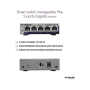 Netgear 5-PORT GE SMART MANAGED PLUS SWITCH (GS105E)