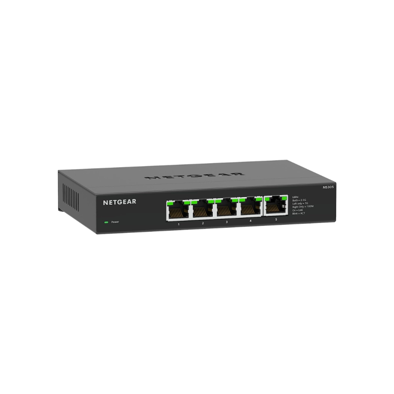 Netgear 5-port Multi-Gigabit 2.5G Ethernet Unmanaged Switch (MS305)