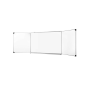 Ulmann Tableau simple blanc pour VP encadrement Alu noir 120x200cm