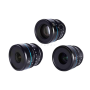 Sirui Objectifs Nightwalker 24,35,55mm T1.2 S35 Manuel(M4/3, noir)