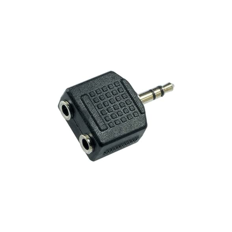 Hama Adap. audio 2 jacks mâles 3,5mm mono-jack femelle 3,5mm stéréo