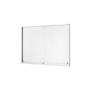 Ulmann Vitrine affichage int. glaces coulissantes fond blanc 70x94cm