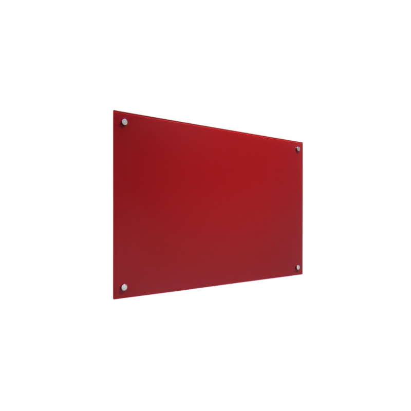 Ulmann Panneaux en verre magnétique 60x90cm Coloris rouge RAL 3003