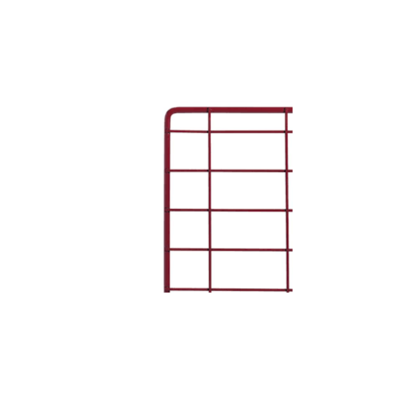 Ulmann Grilles exposition 172x122cm mailles acier 10x5cm Rouge