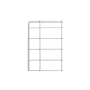 Ulmann 3x Grilles auto-porteuses 172x122cm mailles acier 10x5cm Blanc