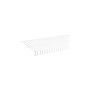 Ulmann Tablettes pour grilles maille acier 5x5cm blanche 20x121cm