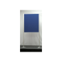 Ulmann Panneaux exposition 2x feutrine bleu 172x122cm Encadrement alu