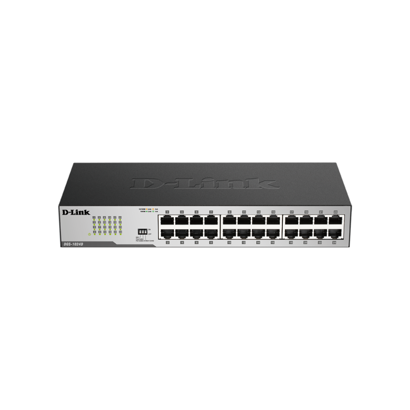 D-Link 24 ports Gigabit Métallique & Rackable (kit inclus)