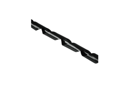 KIMEX - Goulotte passe-câbles verticale de bureau 35 cm Noir