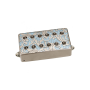 Dimarzio UtoPIA Bridge "F-spaced" - Satin Nickel + Blue Powder