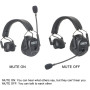 CAME-TV KUMINIK8 Duplex Digital Wireless Headset 450M Ear 7 Pack