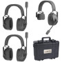 Came-TV Duplex Digital Wireless Headset Mixed 1 Single Ear&2 Dual Ear