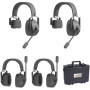 Came-TV Duplex Digital Wireless Headset Mixed 2 Single Ear&2 Dual Ear