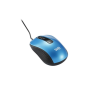 WE Souris filaire WE 1200DPI , USB, câble 1.5m métallique bleue