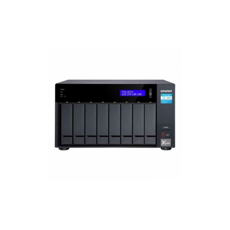 QNAP NAS Tour 2U Boitier nu 8 baies 3.5"/2.5" Alim. interne