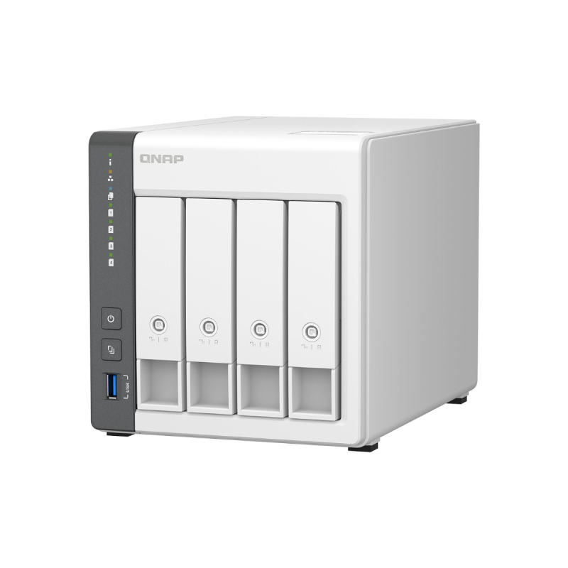 QNAP NAS Tour TS-433-4G Boitier nu 4 Baies 3.5"/2.5" Alim. externe