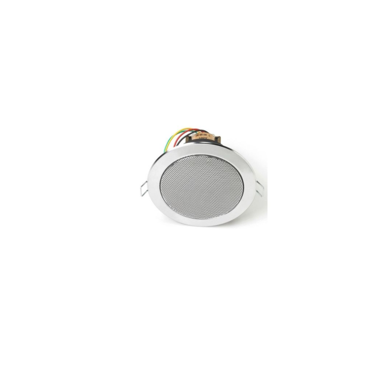 Rondson Haut-parleur plafond (spot) métal chromé - 6/4/2 Watts/100V