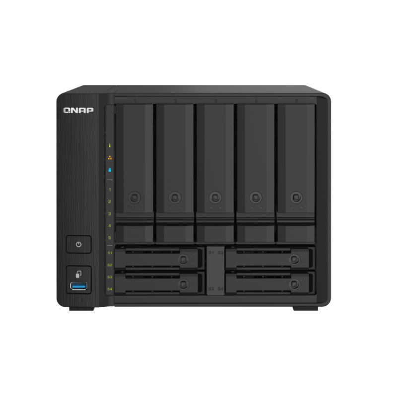 QNAP Tour TS-932PX-4G 90TB (5x18TB) Disques Entreprise