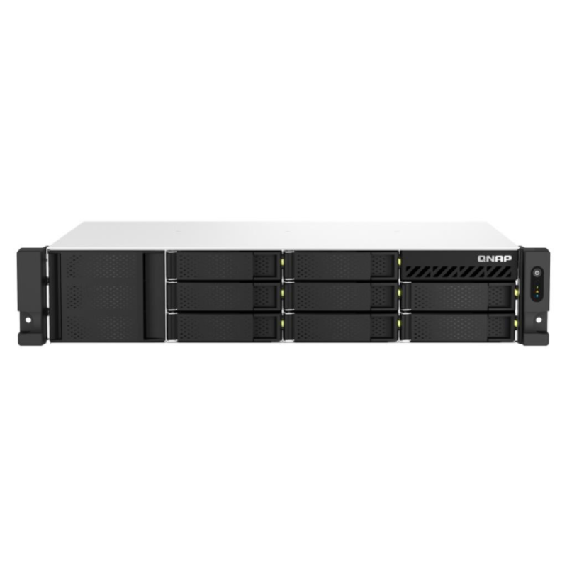 QNAP Rack 2U TS-855EU-RP-8G 112TB (8x14TB) disques IronWolf Pro